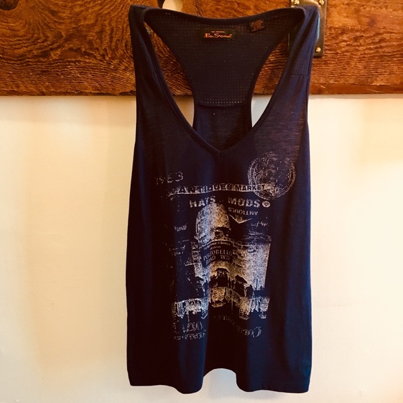 Ben Sherman—London Market Navy Blue Tank Top - Picture 2 of 7
